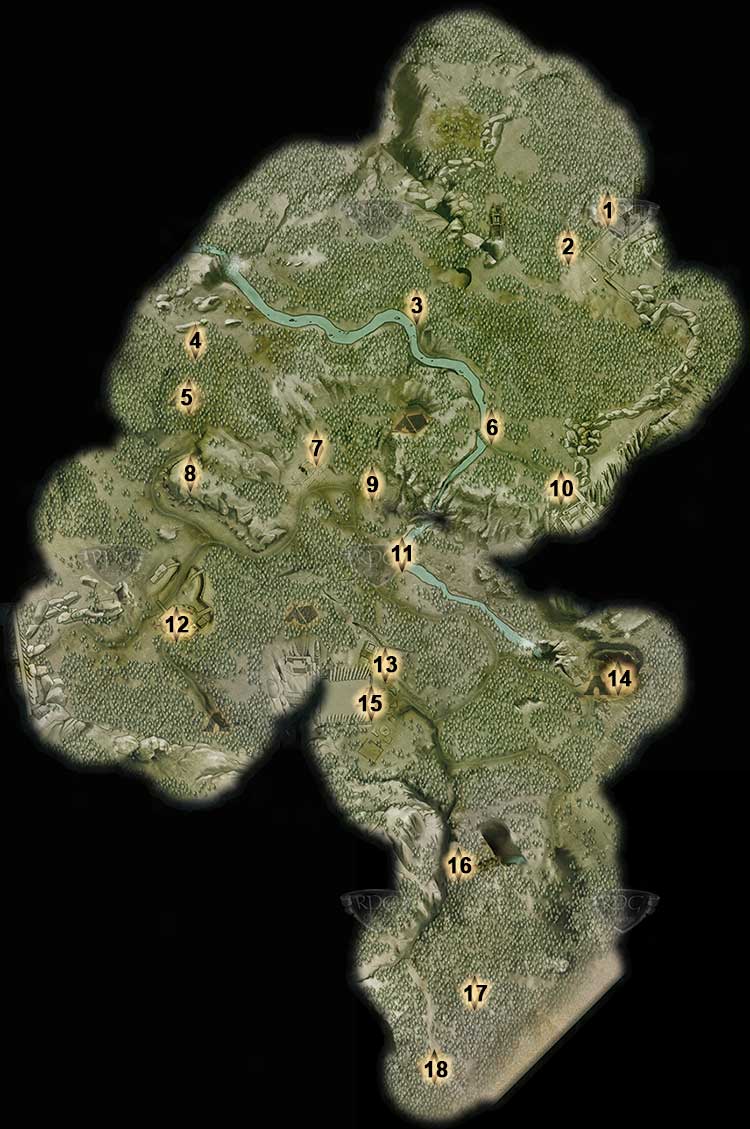 Karte von Elgar'nan's Bastion | Lösung | Dragon Age Inquisition | RPGuides